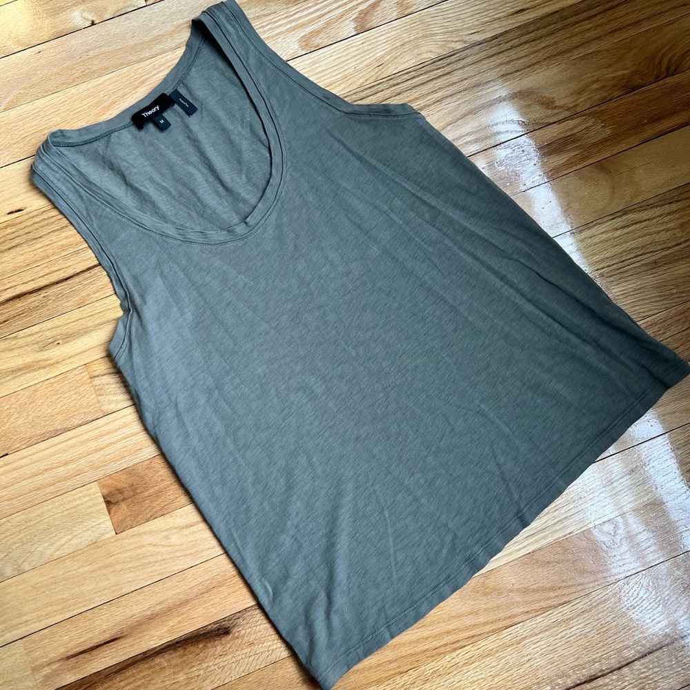 Women's Olive Green Tank Top